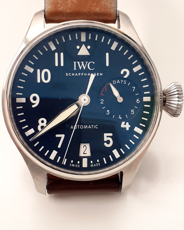 2018 IWC Big Pilot "Le Petit Prince" 46MM Blue Dial Leather Strap (IW500916)