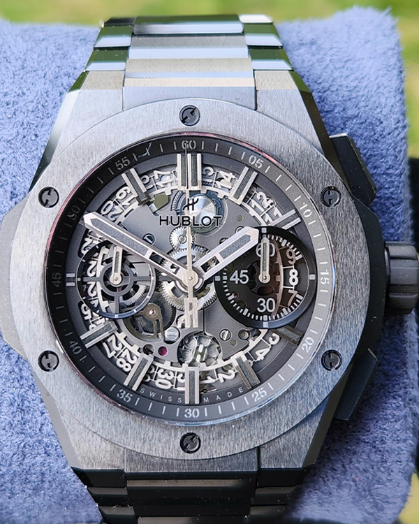 2021 Hublot Big Bang Integrated Black Magic 42MM Skeleton Dial Ceramic Bracelet (451.CX.1140.CX)