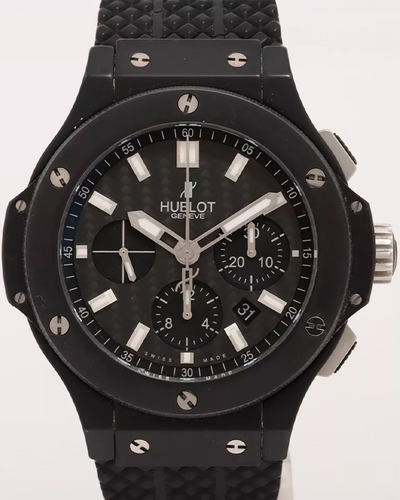 Hublot Big Bang "Black Magic" 44MM Carbon Fiber Dial Rubber Strap (301.CI.1770.RX)