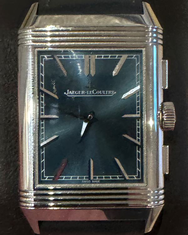 2024 Jaeger-LeCoultre Reverso Tribute Chronograph 49.4x29.9MM Blue Dial Textile Strap (Q389848J)