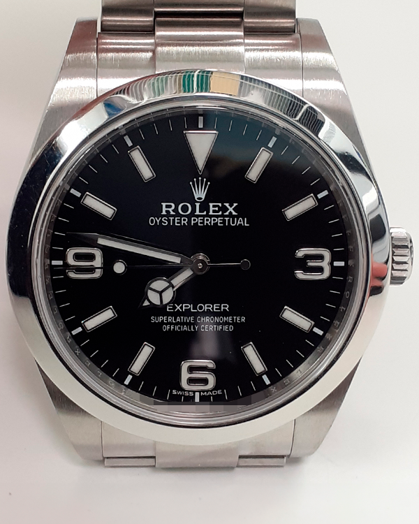 2017 Rolex Explorer 39MM Black Dial Oyster Bracelet (214270)