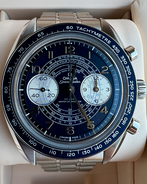 2021 Omega Speedmaster Chronoscope 43MM Blue Dial Steel Bracelet (329.30.43.51.03.001)