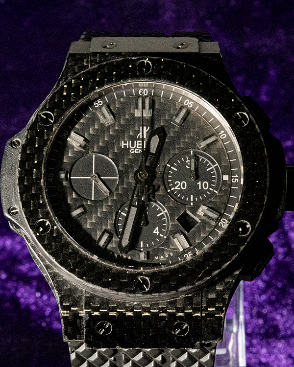 Hublot Big Bang 44MM Black Dial Rubber Strap (301.QX.1740.GR)