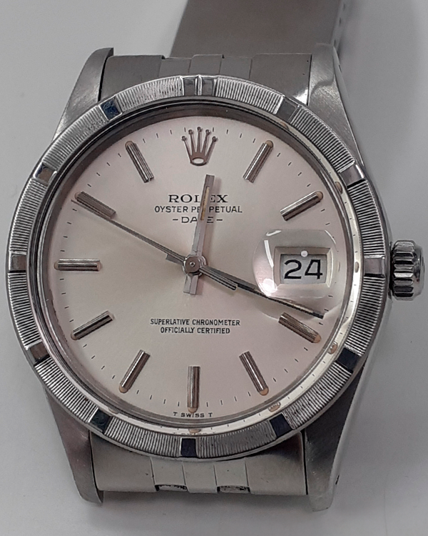 Rolex Oyster Perpetual Date 34MM Silver Dial Jubilee Bracelet (15010)