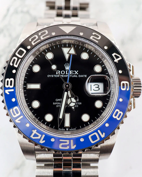 2019 Rolex GMT-Master II "Batgirl" 40MM Black Dial Jubilee Bracelet (126710BLNR)