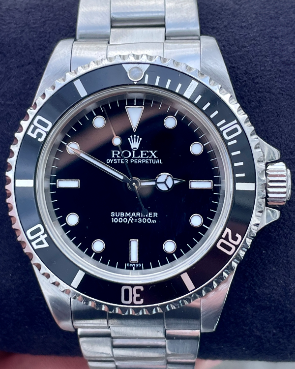 Rolex Submariner No-Date 40MM Black Dial Steel Bracelet (14060)