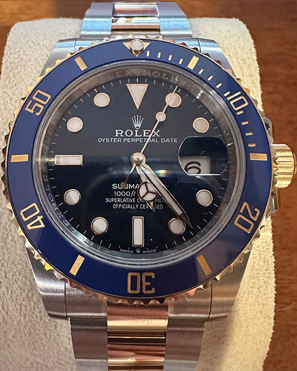 2024 Rolex Submariner "Bluesy" 41MM Blue Dial Two-Tone Oyster Bracelet (126613LB)