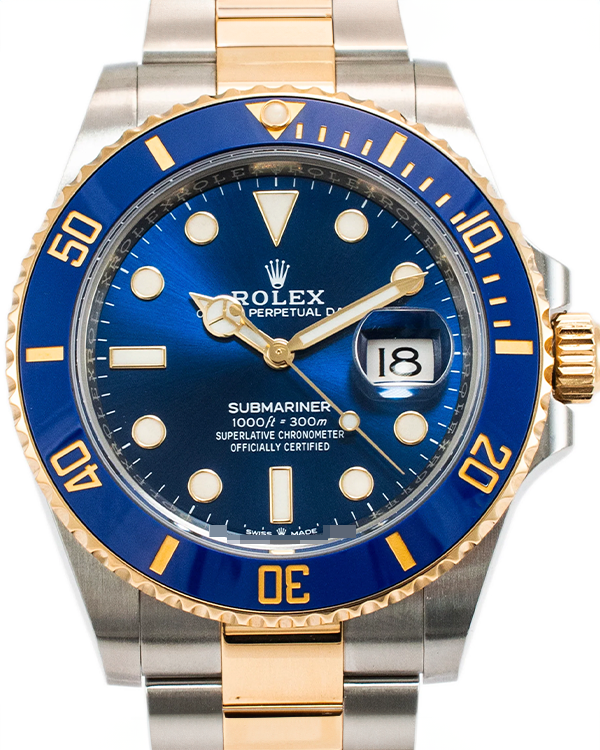 2022 Rolex Submariner Date "Bluesy" 41MM Blue Dial Two-Tone Oyster Bracelet (126613LB)