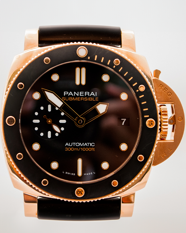 Panerai Luminor Submersible 1950 3 Days 42MM Black Dial Rubber Strap (PAM01164)