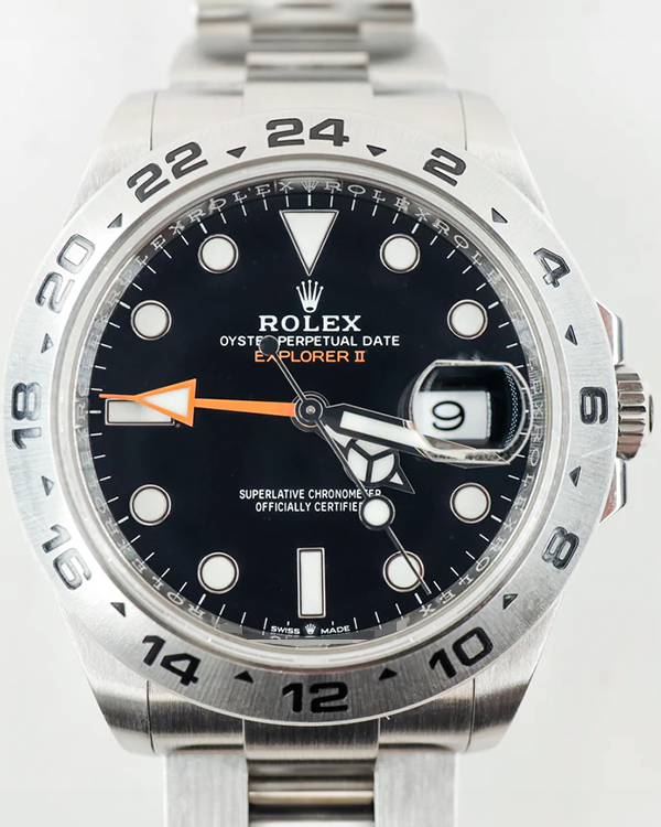 Rolex Explorer II 42MM Black Dial Oyster Bracelet (226570)