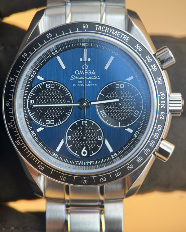 2023 Omega Speedmaster Racing 40MM Blue Dial Steel Bracelet (326.30.40.50.03.001)