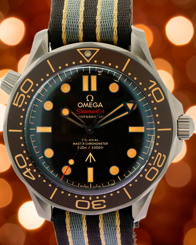 2023 Omega Seamaster Diver 300M "007 No Time To Die" 42MM Brown Dial Textile Strap (210.92.42.20.01.001)