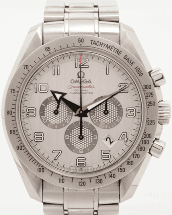 2013 Omega Speedmaster Broad Arrow 44.25mm Silver Dial Steel Bracelet (321.10.44.50.02.001)