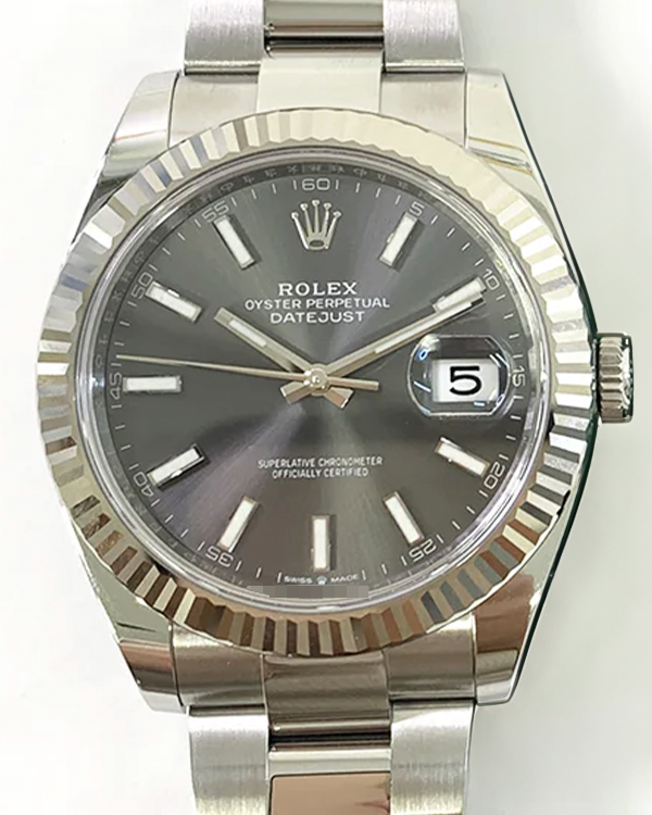 2024 Rolex Datejust 41MM Slate Dial Oyster Bracelet (126334)