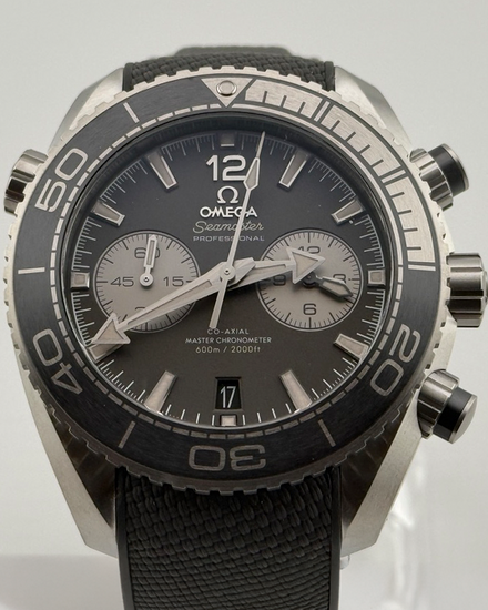2024 Omega Seamaster Planet Ocean 600M 45.5MM Grey Dial Textile/Rubber Strap (215.32.46.51.01.004)