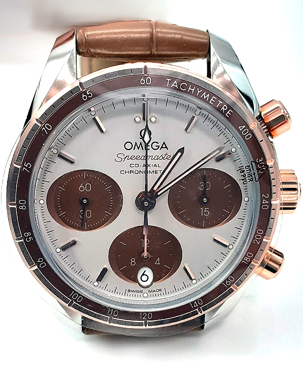 2023 Omega Speedmaster 38MM Brown Dial Leather Strap (324.23.38.50.02.002)