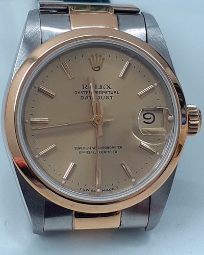 Rolex Datejust 31MM Champagne Dial Two-Tone Oyster Bracelet (68243)