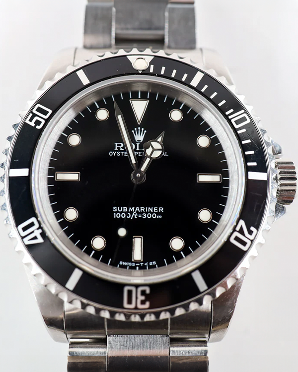 1991 (Serial X) Rolex Submariner 40MM Black Dial Oyster Bracelet (14060)