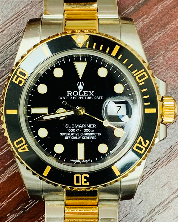 Rolex Submariner Date 40MM Black Dial Two-Tone Bracelet (116613LN)