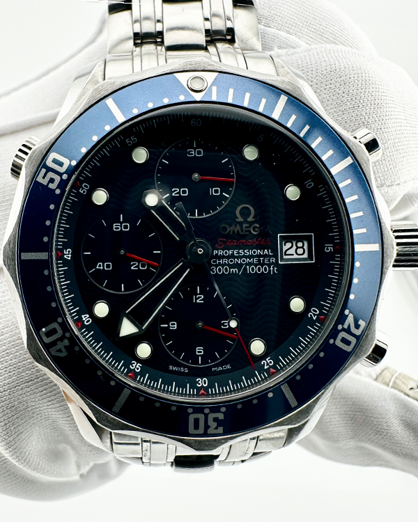 Omega Seamaster Professional Diver 300M 41.5MM Blue Dial Steel Bracelet (2225.80.00)