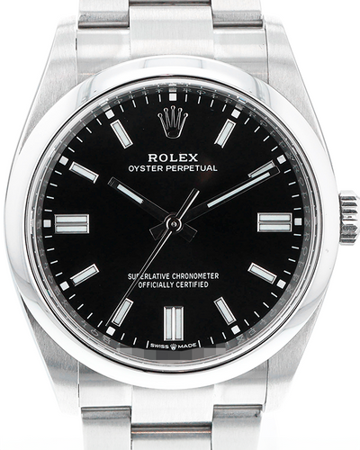 Rolex Datejust 36MM Black Dial Oyster Bracelet (116200)