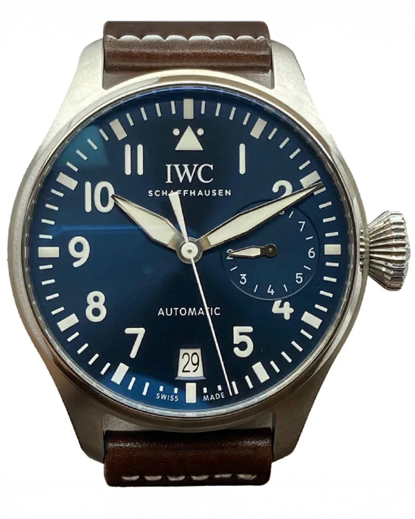 2017 IWC Schaffhausen Pilot "Le Petit Prince" 46.2MM Blue Dial Leather Strap (IW500916)