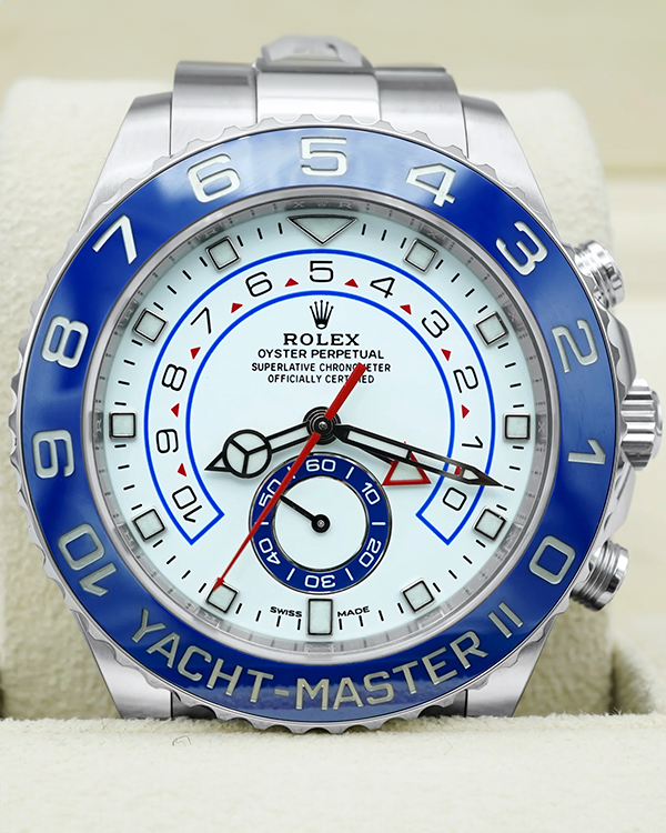 2020 Rolex Yacht-Master II 44MM White Dial Oyster Bracelet (116680)