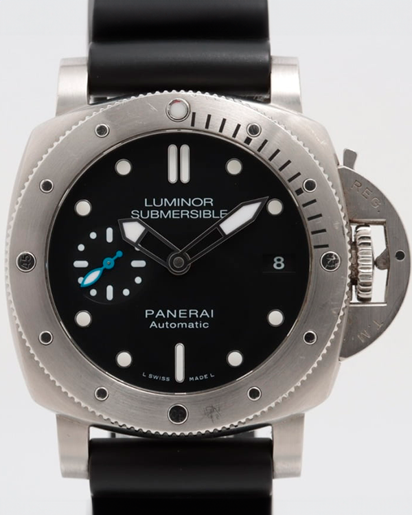 Panerai Luminor Submersible 1950 3 Days 42MM Black Dial Rubber Strap (PAM00682)