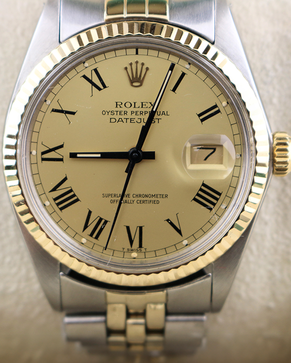 Rolex Datejust 36MM Champagne Dial Two-Tone Jubilee Bracelet (16013)