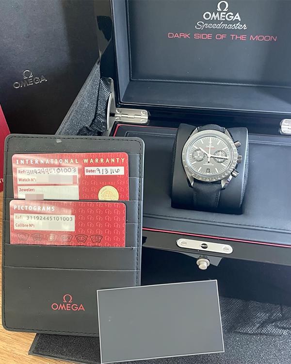 2016 Omega Speedmaster Dark Side of the Moon 44.25MM Co 