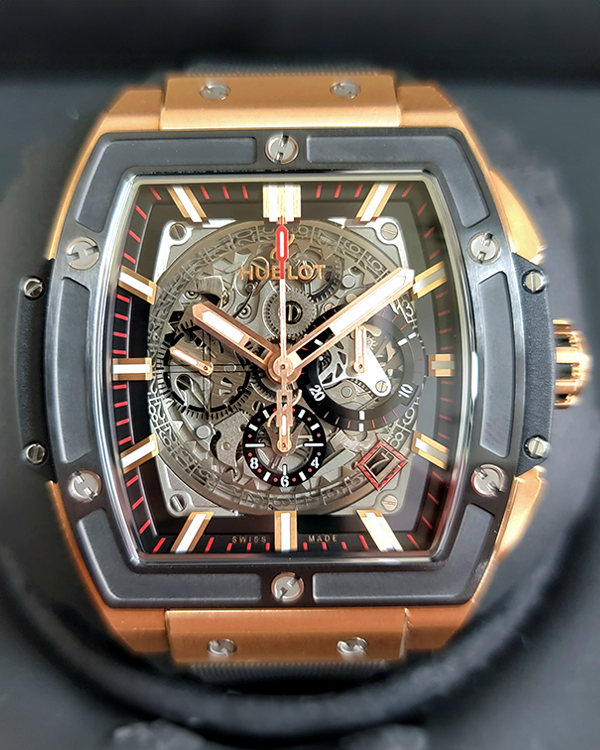 Hublot Spirit of Big Bang 45MM Skeleton Dial Rubber Strap (601.OM.0183.LR)