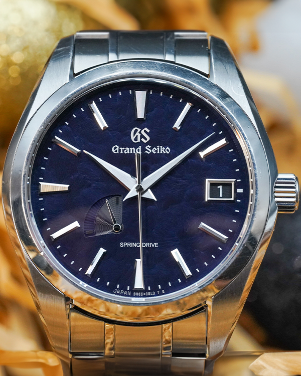 2022 Grand Seiko Heritage Collection 40MM "Katsuiro" Blue Dial Steel Bracelet (SBGA469G)