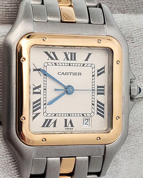 Cartier Panthère De Cartier 26MM Quartz White Dial Two-Tone Bracelet (187949)