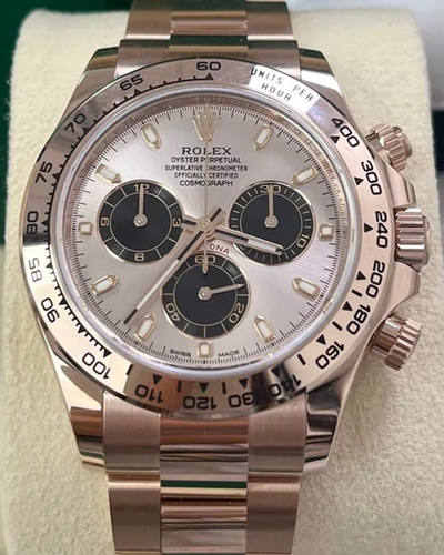 2021 Rolex Cosmograph Daytona 40MM Sundust Dial Rose Gold Bracelet (116505)