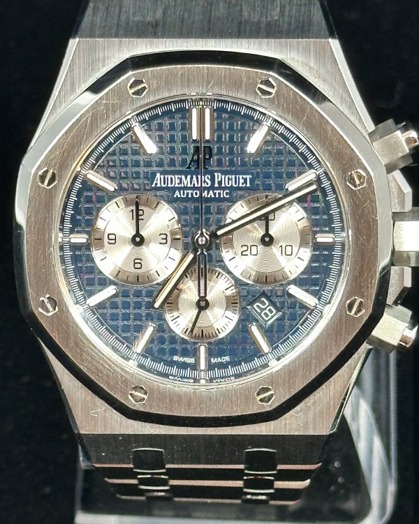 Audemars Piguet Royal Oak Chronograph 41MM Blue Dial Steel Bracelet (26331ST)