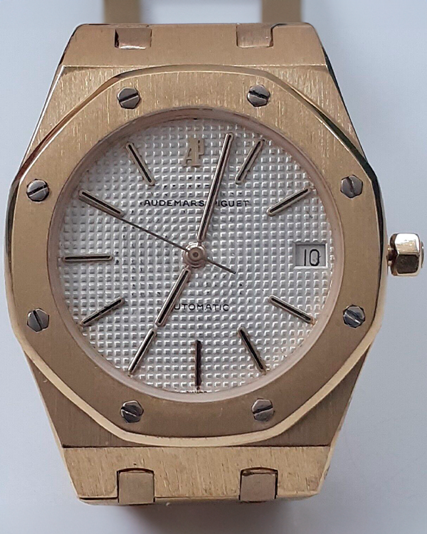 Audemars Piguet Royal Oak 35.5MM Silver-toned Yellow Gold Bracelet (4100BA)