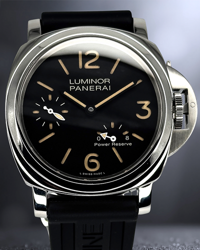 2019 Panerai Luminor 8 Days 44MM Black Dial Rubber Strap (PAM00795)