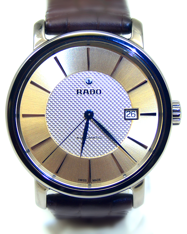 Rado DiaMaster 41MM Champagne Dial Leather Strap (R14074256)