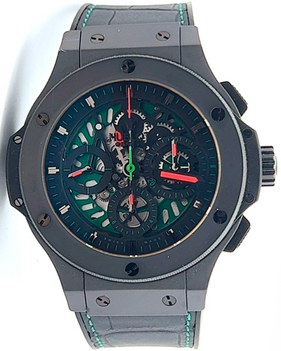 Hublot Big Bang Aero Bang Mexico L.E. 48MM Skeleton Dial Leather Strap (310.CI.1190.GR.FMF10)