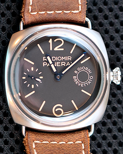 2022 Panerai Radiomir 8 Days Limited Edition 45MM Black Dial Leather Strap (PAM00992)