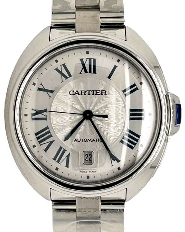 Cartier Cle De Cartier 40MM Silver Dial Steel Bracelet (WSCL0007)