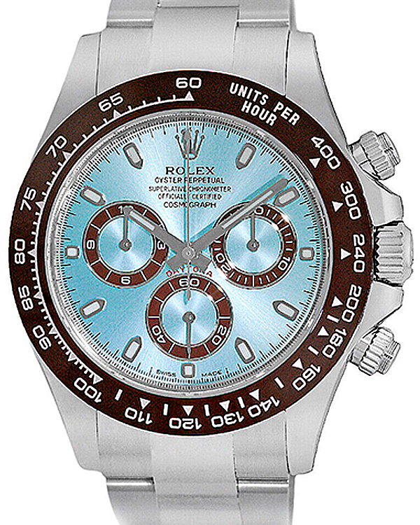 2020 Rolex Cosmograph Daytona 40MM Ice Blue Dial Platinum Oyster Bracelet (116506)