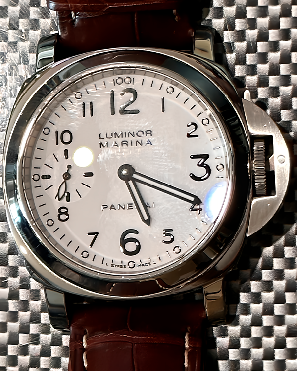 2009 Panerai Luminor Marina Steel White Dial (PAM00113)