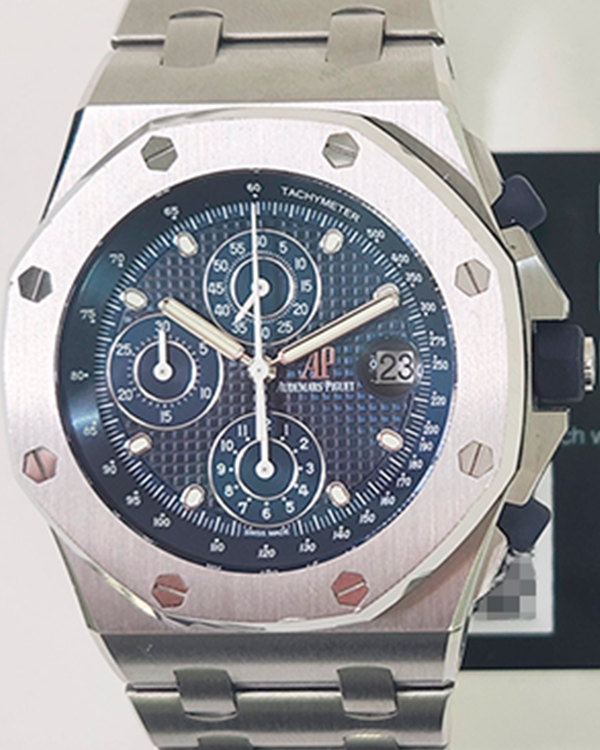 Audemars Piguet Royal Oak Offshore 42MM Blue Dial Steel Bracelet (26237ST)