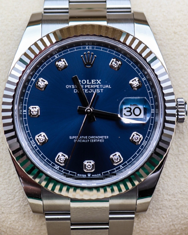 2024 Rolex Datejust 41MM Blue Dial Oyster Bracelet (126334)