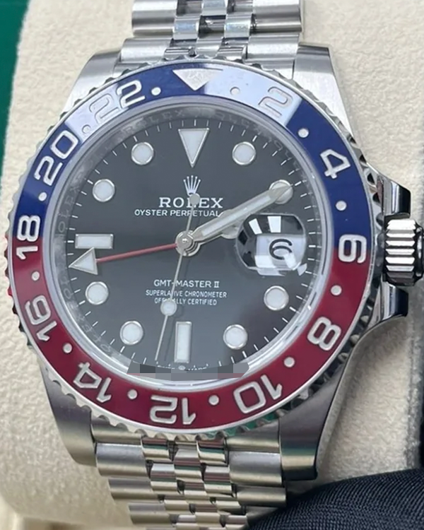 2023 Rolex GMT-Master II "Pepsi" 40MM Black Dial Jubilee Bracelet (126710BLRO)