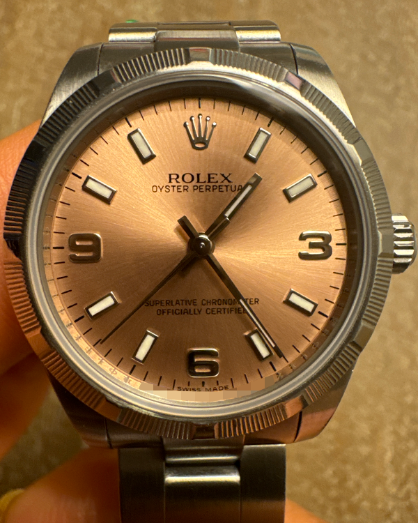 2011 Rolex Oyster Perpetual 31MM Pink Dial Oyster Bracelet (177210)