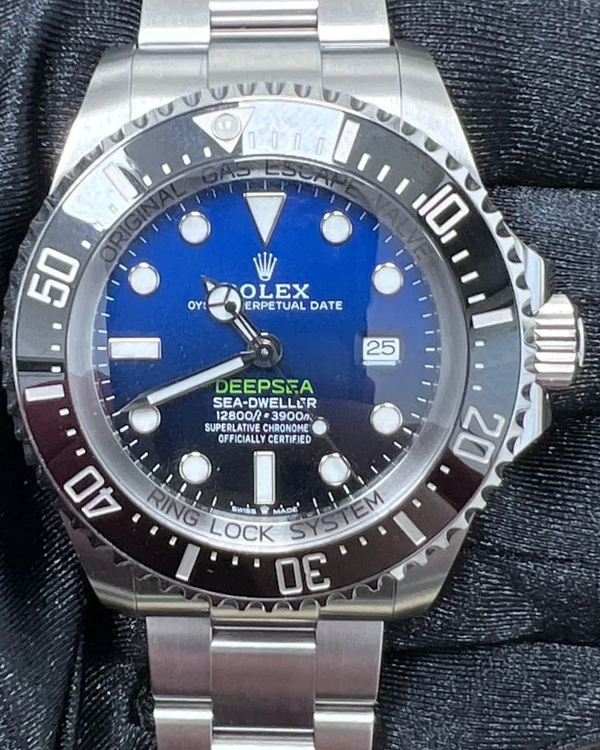 2021 Rolex Sea-Dweller Deepsea "James Cameron" 44MM Deep Blue Dial Oyster Bracelet (126660)