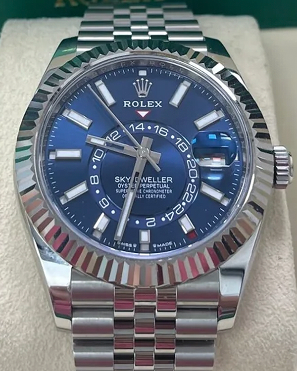 Rolex Sky-Dweller 42MM Blue Dial Jubilee Bracelet (336934)