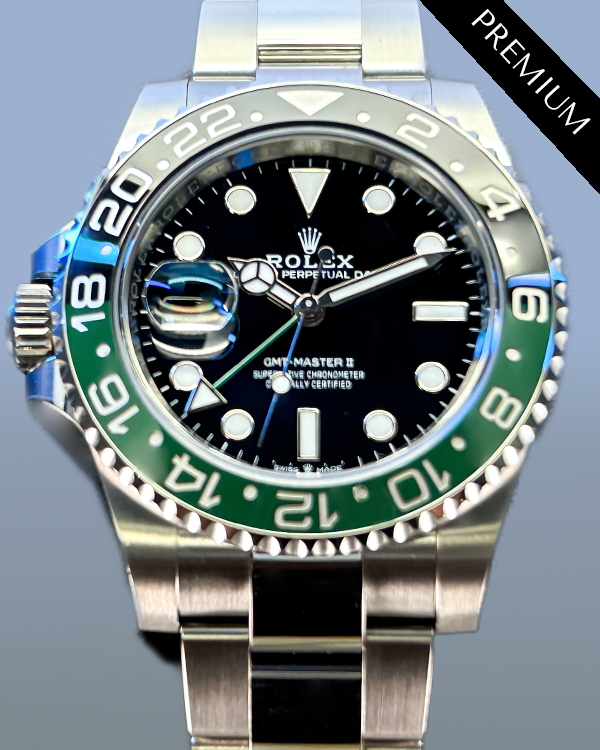 2024 Rolex GMT-Master II "Sprite" 40MM Black Dial Oyster Bracelet (126720VTNR)